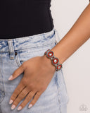 Paparazzi Pendant Paladin - Red Bracelet