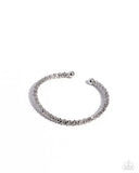 Paparazzi Twisted Trenchant - Silver Bracelet