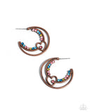 Paparazzi Sympathetic Sweetheart - Copper Earring