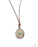 Paparazzi Mandala Marvel - Yellow Necklace