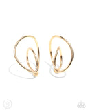 Paparazzi Wraparound Whimsy - Gold Earring