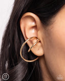 Paparazzi Wraparound Whimsy - Gold Earring