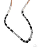 Paparazzi Dainty Diversity - Black Necklace