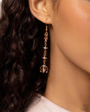 Paparazzi Trendy Trimming - Gold Earring