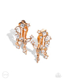 Paparazzi Fantastical Fashion - Gold Earring