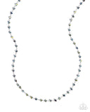 Paparazzi Chiseled Candidate - Blue Necklace