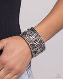 Paparazzi Forged Fashion - Black Bracelet