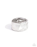 Paparazzi Hammered Hope - Silver Bracelet