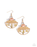 Paparazzi Metropolitan Majesty - Gold Earring