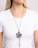 Paparazzi Sunset Structure - Silver Necklace