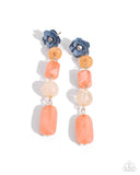 Paparazzi Meditative Magic - Orange Earring