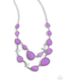 Paparazzi BRIGHT Club - Purple Necklace