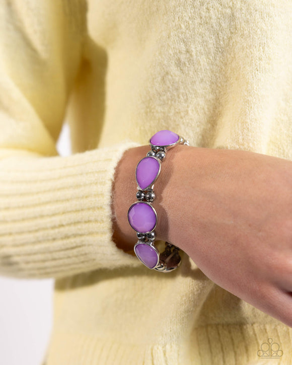 Paparazzi In All the BRIGHT Places - Purple Bracelet