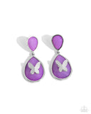 Paparazzi BRIGHT This Sway - Purple Earring