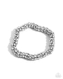 Paparazzi Radiant Roll Call - White Bracelet