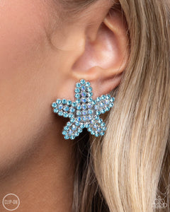 Paparazzi Starfish Serenade - Blue CLIP Earring