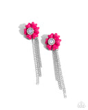 Paparazzi Floral Fuel - Pink Earring