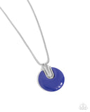 Paparazzi Cutting Charm - Blue Necklace