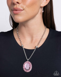 Paparazzi Manufactured Majesty - Pink Necklace