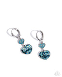 Paparazzi Delightful Valentines Day - Blue Earrings