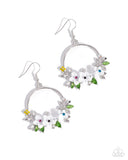 Paparazzi Fairy Freestyle - White Earring