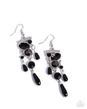 Paparazzi Triumphant Tassel - Black Earring