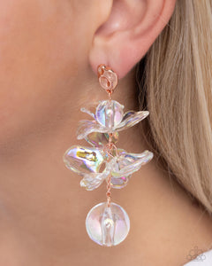 Paparazzi Ignited Iridescence - Copper Earring