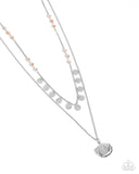Paparazzi Beachy Balance - Orange Necklace