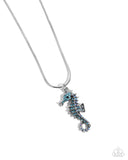 Paparazzi Seahorse Shanty - Blue Necklace