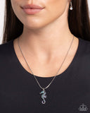 Paparazzi Seahorse Shanty - Blue Necklace