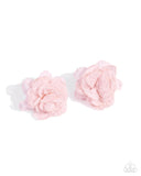 Paparazzi Tulle Twist - Pink Earring
