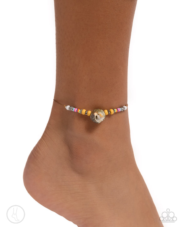 Paparazzi Break the SHELL - Multi Anklet