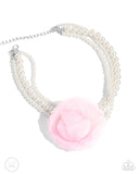 Paparazzi Radiant Rosette - Pink Necklace