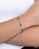 Paparazzi Heart-struck Hype - Black Bracelet