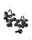 Paparazzi Coastal Century - Black Earring