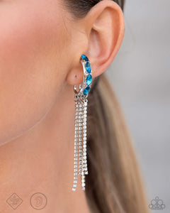 Paparazzi Feminine Fascination - Blue Earring