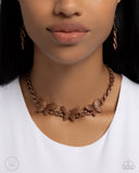 Paparazzi Aerial Ambition - Copper Necklace