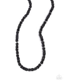 Paparazzi Welded Work - Black Necklace