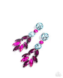 Paparazzi Cascading Cache - Multi Earring