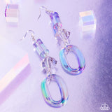 Paparazzi Iridescent Infatuation - Silver Earring