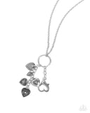 Paparazzi Haute Heartstrings - White Necklace