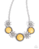 Paparazzi Cowboy Casanova - Yellow Necklace