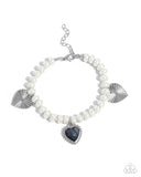 Paparazzi Heart-struck Haven - Silver Bracelet