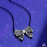 Paparazzi Bewitching Bow - Black Necklace