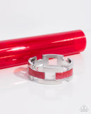 Paparazzi Modern Merger - Red Bracelet