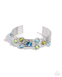 Paparazzi Majestic Medallions - Green Bracelet