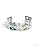 Paparazzi Embellished Empire - Green Bracelet