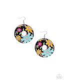 Paparazzi Embroidered Elegance - Black Earring