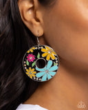 Paparazzi Embroidered Elegance - Black Earring