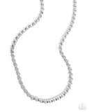 Paparazzi Linked Lounge - Silver Necklace